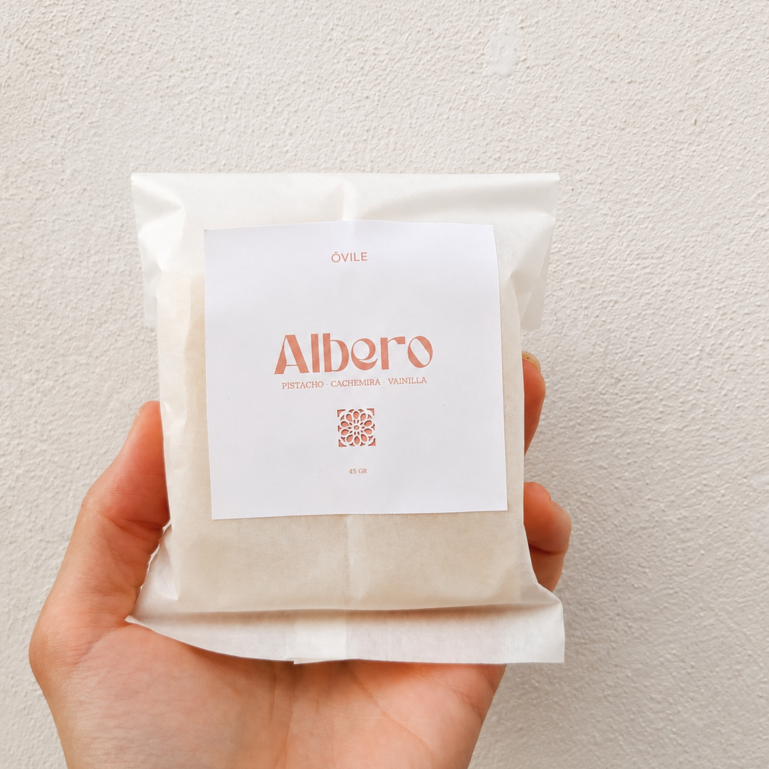 Albero | Wax Melts | Pistacho, cachemira y vainilla